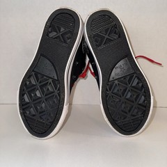 Converse Chuck Taylor All Star Black Red Plaid Unisex Kids Sneakers 1 640462F