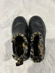 Dr.Martens Kids 2976 Leonore Leo Ankle Leather Boots Shoes Sz 6