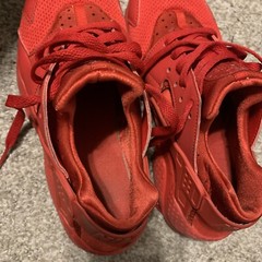 Nike Air Huarache Triple Red Running Shoes Youth Size 6Y 654275-600