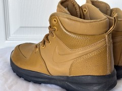 Nike Youth Manoa Leather Boots (GS) Wheat Black BQ5373-700