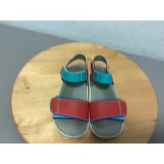 See Kai Run Basics Water Friendly Sandals Kids 11 Red Blue Colorblock Strappy