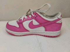 Nike Dunk Low TD Size Laser Fuchsia FB9108-102 Girls White Pink Sz 1.5Y