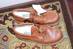 ENZO Italy Leather Brown Tan lace Up Shoes Size: 34
