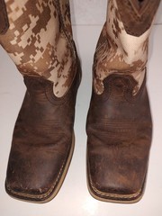 Durango Digital Desert Camo Brown 8″ Kids Western Boots Size 6M NO INSOLES