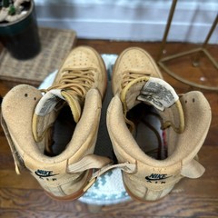 Nike Air Force 1 High Suede Flax Wheat Gum Sneakers Youth 6.5Y Women’s 8