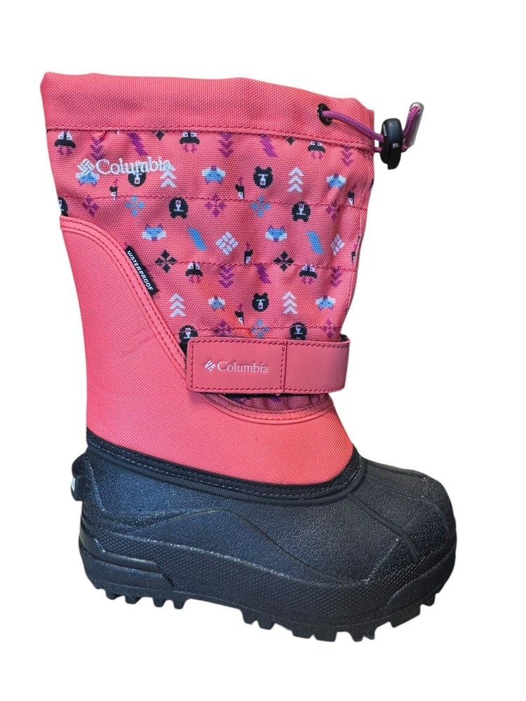 Columbia Powderbug Plus II Winter Snow Boots Kids Size 1Y Youth