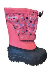 Columbia Powderbug Plus II Winter Snow Boots Kids Size 1Y Youth
