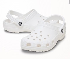 white crocs junior with tags size J1