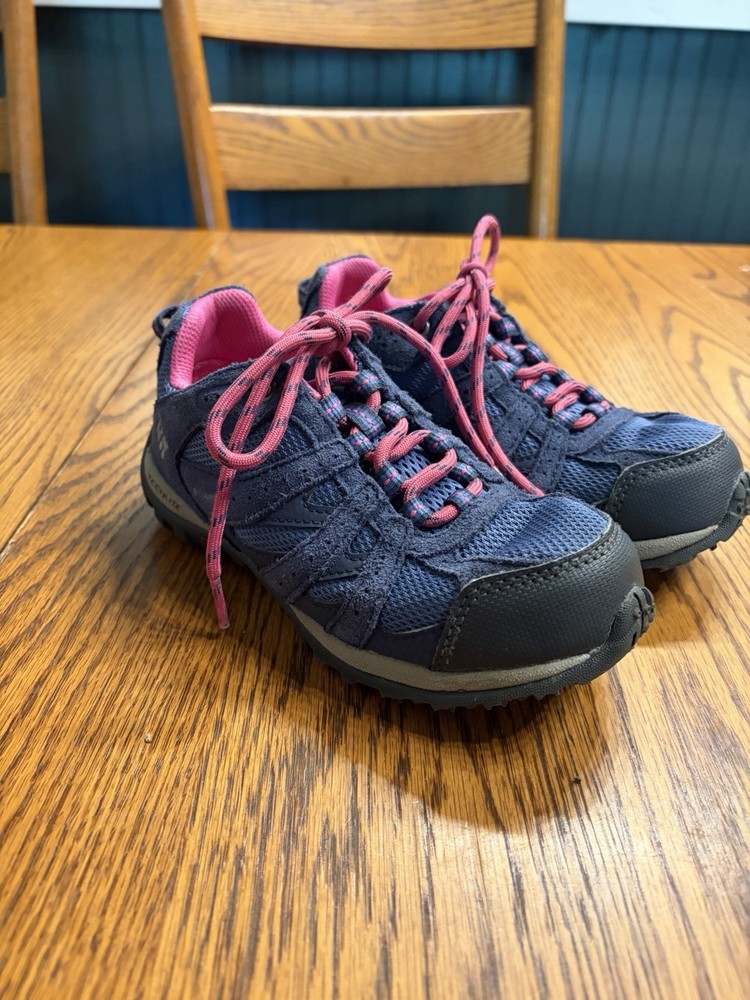 Columbia Techlite Kids Hiking/Walking Mesh Low Top Sneakers US 1 EU 32
