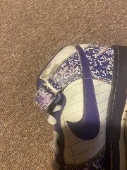 Nike Dunk Mid Purple Notebook 2008 Shoes Size 6y Womens 7.5 Rare Sneakers