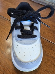 Size 5 (GS) – Nike Air Force 1 Sneakers LV8 1 Low Wolf Grey / Black Toodler New