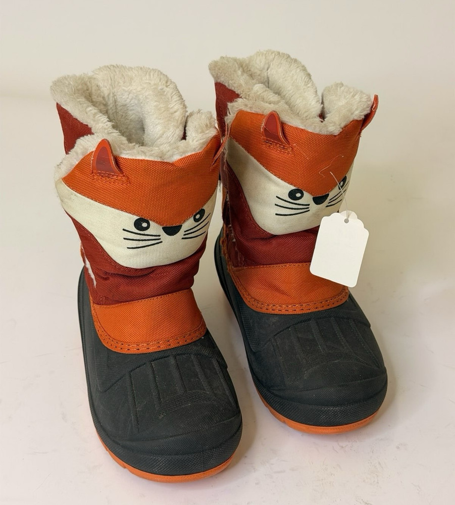 Cat & Jack Kids Kitten Winter Boots Size 11 – Faux Fur Insulated Snow Boots