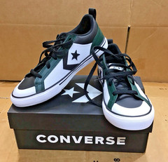 Converse Kids Pro Blaze Ox Green/White Size 5 R3S4
