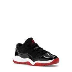 Air Jordan 11 Retro Low (PS) Bred Black Sneakers FV5116-006 New