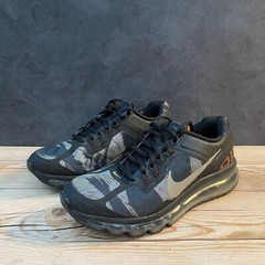 Nike Air Max 2013 Camo Black/Grey/Orange Kids Size 6Y / Women’s Size 7.5