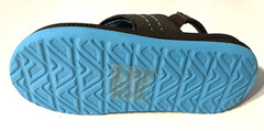 NEW Reef Toddler Kid’s Grom Phantom-K Brown/Blue Flip Flop w/ Backstrap, 3-4 M