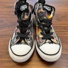 Converse Chuck Taylor All Star Justice League High Top Youth Size 1 Comic Print