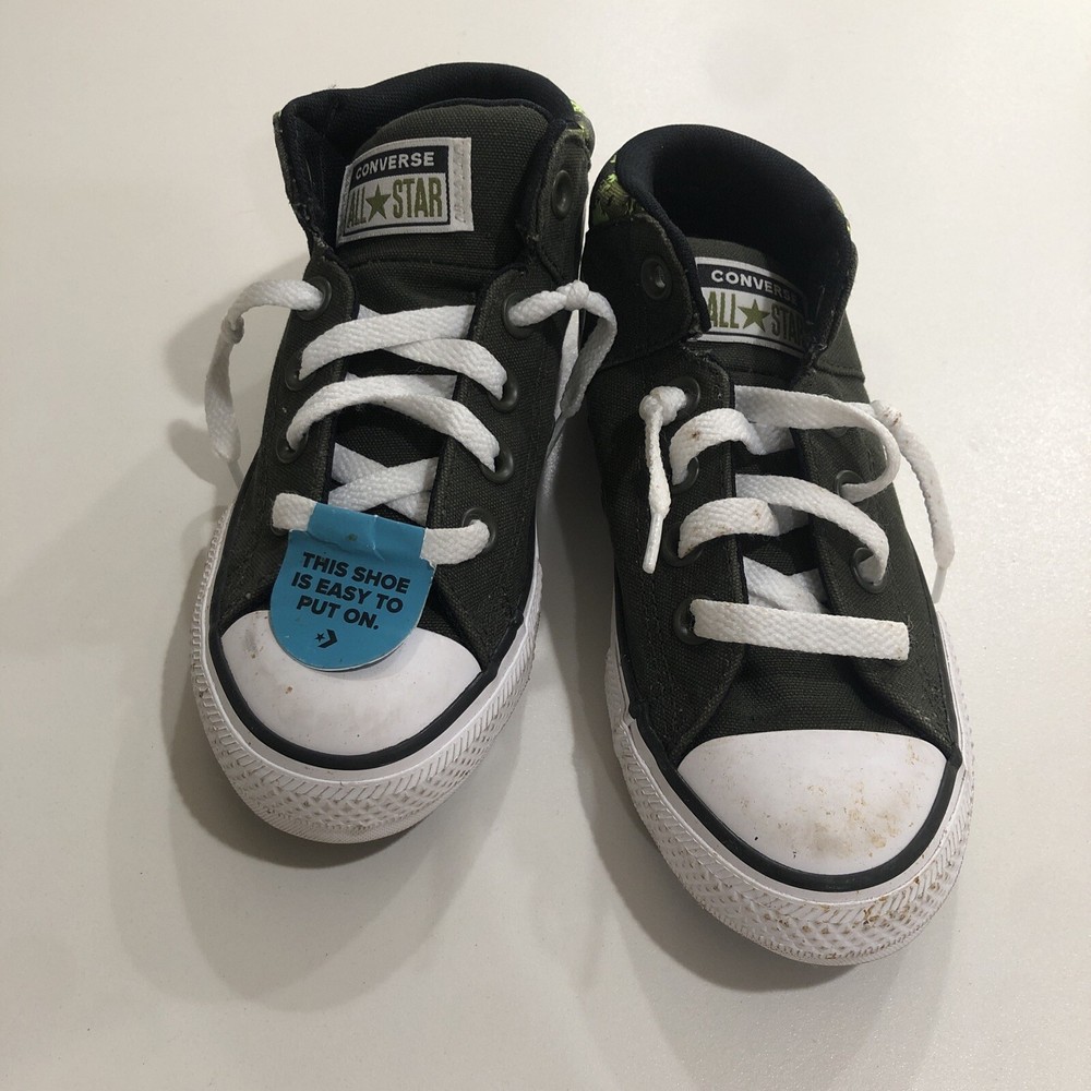Converse Dark Green Camo Chuck Taylor All Star Axel Shoes Size 13.5