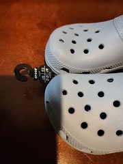 New Crocs Classic Clog K Chambray Blue Roomy Fit Childs 10