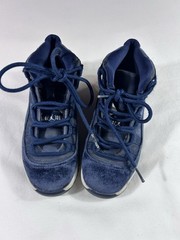Nike Air Jordan 11 Retro PS Midnight Navy Velvet Sneakers DO3857-441 Kids Sz 12C