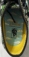 Vans The Simpsons Glow Incrhe Dark Bart Shoes. Kids Size: 11.5K