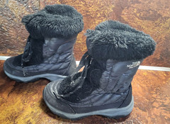 The North Face Winter Boots – Kids Size 12 – Fur Lined Top – Goose Down Filling