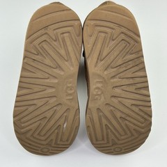 UGG Kids Boot Classic ll Graphic Stitch Chestnut Brown Colorful Logo Size US 2