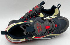 Nike Air Max 270 React Youth Size 7 Iron Grey Lime Crimson Shoes BQ0103-015