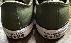 CONVERSE Chuck Taylor Junior 2 EUR 33.5 UK 1.5 All Star Leather Sneakers 661867C