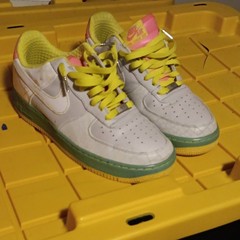 DS 2007 NIKE AIR FORCE 1 GREY AZURE REFLECTOR 7 MAX 180 DENIM SAFARI ANIMAL 1 90