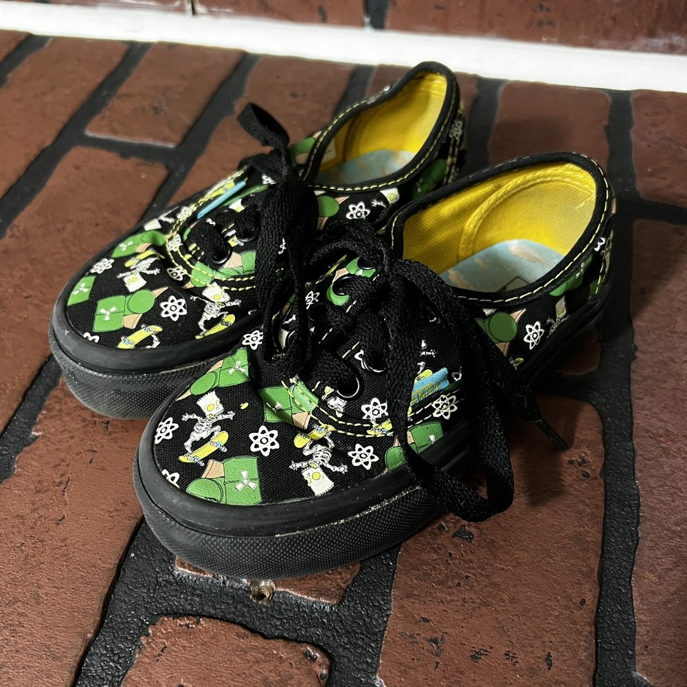 Vans Simpsons Bart Skateboarding Classic Shoes Kids 10.5