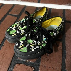 Vans Simpsons Bart Skateboarding Classic Shoes Kids 10.5