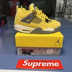 Pre-Owned – Size 7y – Nike Air Jordan 4 Retro – Lightning 2021 – 408452-700