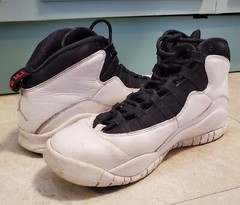 Nike Air Jordan 10 X Retro ‘I’m Back’ Size 7Y 310806 104 – Black White Shoes