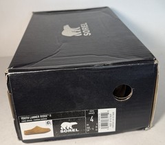 SOREL Lanner Ridge II Camel Brown Slippers 1929651 Size 4 Youth NEW in Box