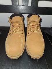 Mountain Gear Ankle High Work Boots – Wheat Brown – Sz 5.5Y/7W (330132-19B)