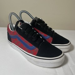 Vans Old Skool Black Blue Yellow Red Canvas Suede Shoes 500714 | SIZE 1