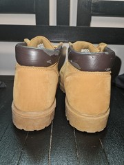 Mountain Gear Ankle High Work Boots – Wheat Brown – Sz 5.5Y/7W (330132-19B)