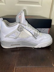 Jordan 4 Retro White Oreo GreyDJ4699-100 GS Youth Size 4Y