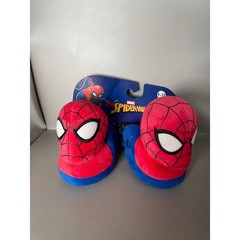 Marvel Spider-Man Toddler Plush 3D Character Slippers Red Blue Size 9-10 NEW