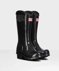 Hunter Original Pull On Big Grab Handle Gloss Rain Boots US 3B 4G
