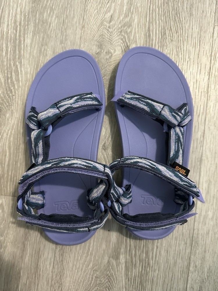 Teva Strappy Purple Kids Sandals Adjustable US 3 EU 35 1019390C