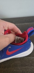 Nike Flex Runner Unisex Kids Slip-On Athletic Shoe US 7C Blue/Red/White