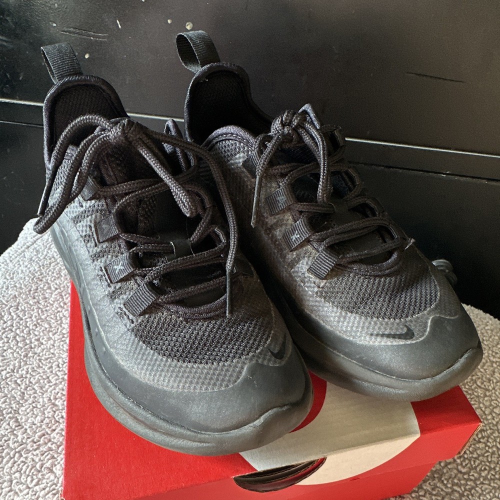 Nike Air Max Axis (PS) Black Low Top Lace-Up Sneakers 12C AH5223-008