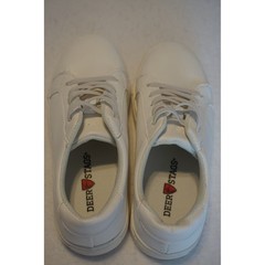Deer Stags Blake Kids White Simulated Leather Low Top Sneakers Size 12M