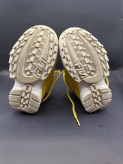 FILA Disruptor II Youth Size 9 Yellow Chunky Sneakers Shoes