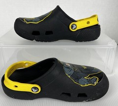 Kids BATMAN CROCS Classic Clogs Youth Big Kid Shoe Sz J3 DC Comics Costume Wear
