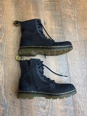 Dr. Martens Combs J Youth Kid’s Black Lace Up/Side Zip Ankle Boots Size: 2 US M