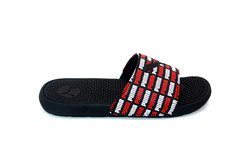 PUMA COOL CAT ECHO BX JR 383617-01 BLACK-HIGH RISK RED-WHITE BIG KIDS SLIDE