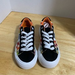 VTG Mudd Checker Pattern Sneakers Multicolored Childers Size 3 Racing